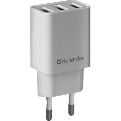 �������� ������� Defender UPA-31 white, 3xUSB, 5V / 3.1A (83587) - �������� 1