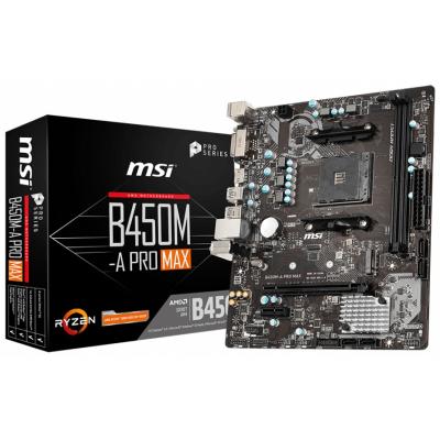   MSI B450M-A Pro Max (sAM4, AMD B450) -  1