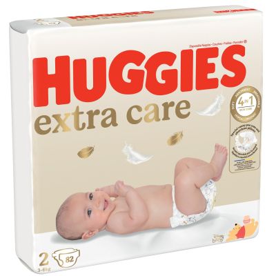  Huggies Extra Care 2 (3-6 ), 82  (5029053578088) -  2