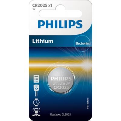  Philips CR2025 Lithium * 1 (CR2025/01B) -  1