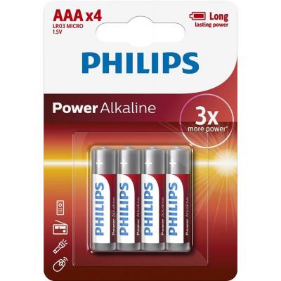 ��������� PHILIPS AAA LR03 Power Alkaline * 4 (LR03P4B/10) - �������� 1