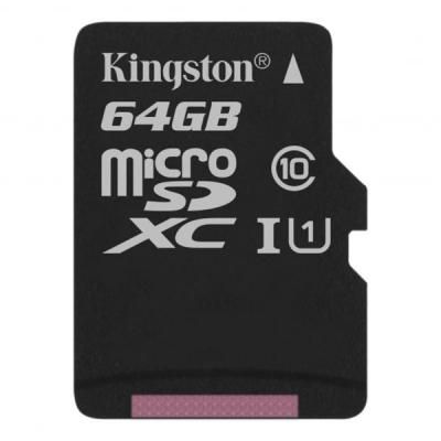 ����� ������ microSDHC, 64Gb, Class10 UHS-1 �1, Kingston Canvas Select Plus R-100MB/s, ��� �������� (SDCS2/64GBSP) - �������� 1