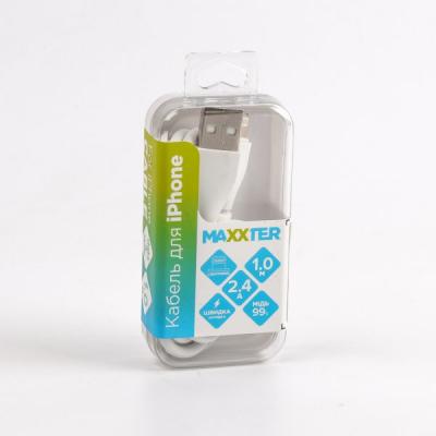   USB 2.0 AM to Lightning 1.0m Maxxter (UB-L-USB-01W) -  4