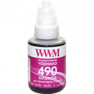 ������� WWM Canon GI-490, 140� Magenta (C490M) - �������� 1