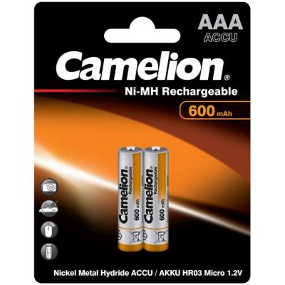  Camelion AAA 600mAh Ni-MH R03*2 (NH-AAA600BP2) -  1