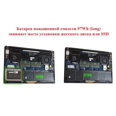    Dell XPS 15-9550 (long) 4GVGH, 84Wh (7260mAh), 6cell, 11.4V, Li-i (A47245) -  5