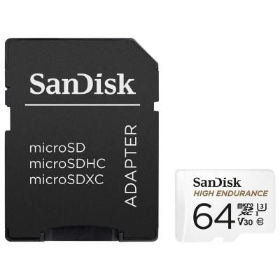  '  ' SanDisk 64GB microSDXC class 10 UHS-I U3 V30 High Endurance (SDSQQNR-064G-GN6IA) -  2