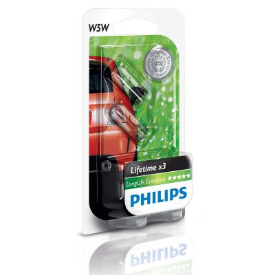 ��������� Philips W5W LongLife EcoVision, 2��/��. (12961LLECOB2) - �������� 3