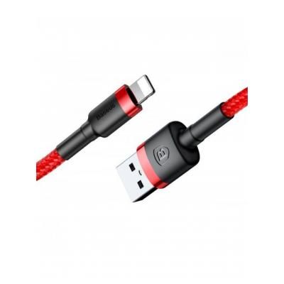 ���� ������ USB 2.0 AM to Lightning 1.0m Cafule 2.4A red+red Baseus (CALKLF-B09) - �������� 3