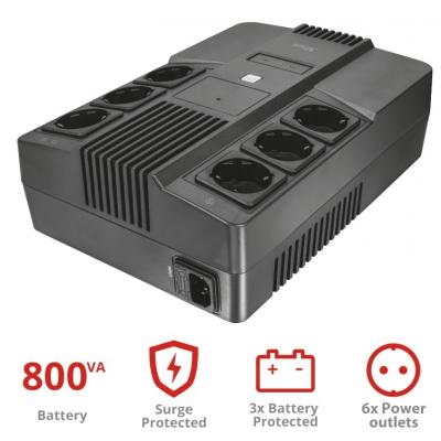    Trust Maxxon 800VA UPS (23326_TRUST) -  10