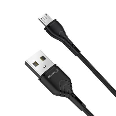 ������ USB 2.0 Micro - 1.0 � Grand-X PM-03B 3A, CU, Fast �harge, Black, BOX - �������� 2