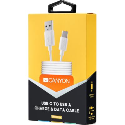 ���� ������ USB 2.0 AM to USB-C 1.0m white Canyon (CNE-USBC1W) - �������� 2
