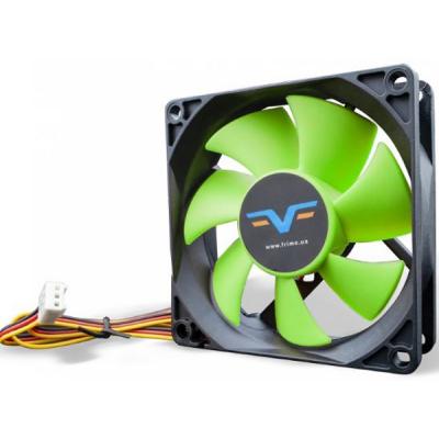 ���������� 80 mm Frime FGF80HB3, 3Pin, Black/Green, 80x80x25�� - �������� 1