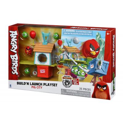  Jazwares Angry Birds Medium Playset Pig City Build 'n Launch Playset (ANB0015) -  1