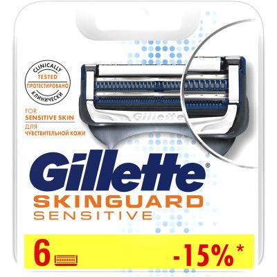 ����� ������ Gillette SKINGUARD Sens 6�� (7702018488322) - �������� 1