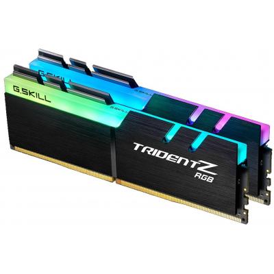     DDR4 16GB (2x8GB) 3600 MHz TridentZ RGB Black G.Skill (F4-3600C18D-16GTZR) -  2