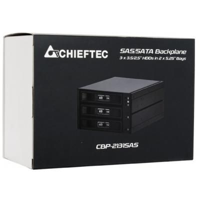 �������� Chieftec 2x5.25"/3x3.5" Hot-Swap Aluminium (CBP-2131SAS) - �������� 6