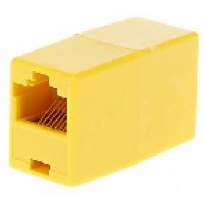  1+1 RJ45 UTP 5e, Yellow Merlion (06185) -  1