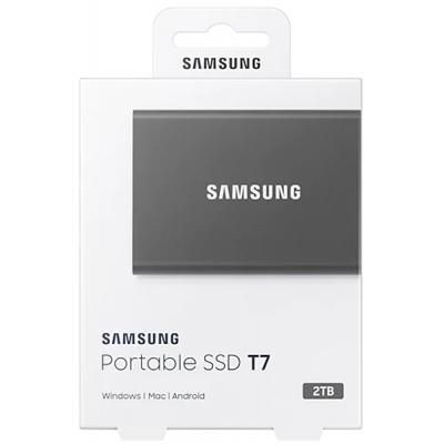 SSD  Samsung T7 2TB USB 3.2 Grey (MU-PC2T0T/WW) -  8