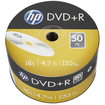 DVD- HP DVD+R 4.7GB 16X 50 (69305/DRE00070-3) -  1