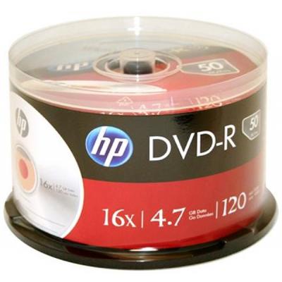  DVD HP DVD-R 4.7GB 16X 50  Spindle (69316/DME00025-3) -  1