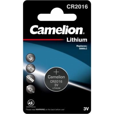  CR 2016 Lithium * 1 Camelion (CR2016-BP1) -  1