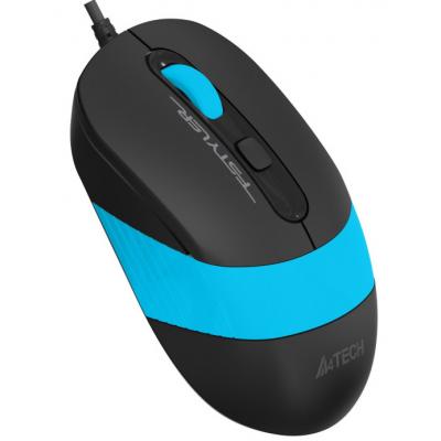 ���� A4tech FM10S (Blue) ��������� Fstyler, USB, 1600dpi, (Black + Blue) - �������� 4