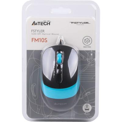 ���� A4tech FM10S (Blue) ��������� Fstyler, USB, 1600dpi, (Black + Blue) - �������� 8
