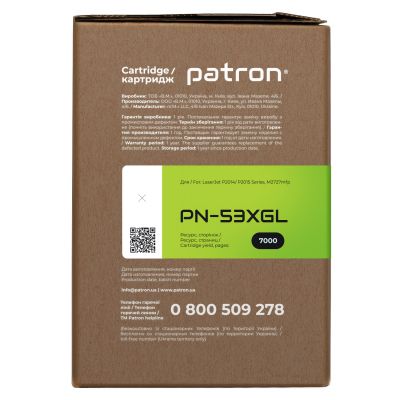 �������� Patron HP Q7553X GREEN Label (PN-53XGL) - �������� 3