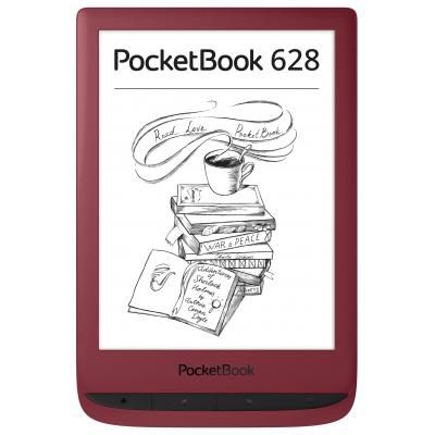   6" PocketBook 628 Touch Lux 5 Ink Ruby Red (PB628-R-CIS) E-Ink Carta, 1024758, 212 dpi, 8Gb, microSD, 1GHz, 512Mb, 1500 ,  -  1