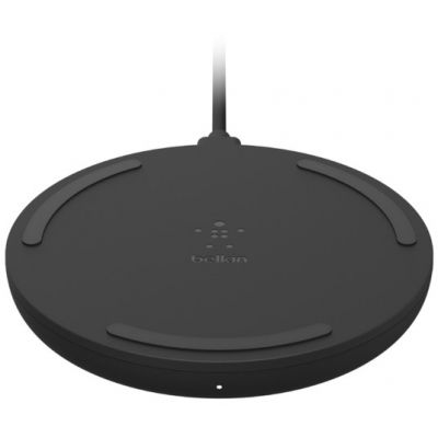  Belkin Pad Wireless Charging Qi, 10W, no PSU, black (WIA001BTBK) -  1