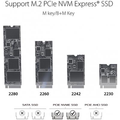������ ������� ASUS SSD M.2 PCIe NVMe STRIX ARION ESD-S1C/BLK/G/AS USB 3.1 Gen2 (ESD-S1C/BLK/G/AS) - �������� 7