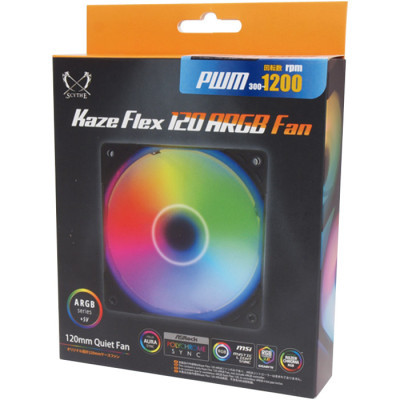 ����� ��� ������� Scythe Kaze Flex 120 mm ARGB PWM (KF1225FD18AR-P) - �������� 6