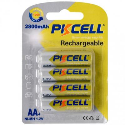 ���������� PkCell AA R6 NiMH 2800mAh * 4 (PC/AA2800-4B) - �������� 1