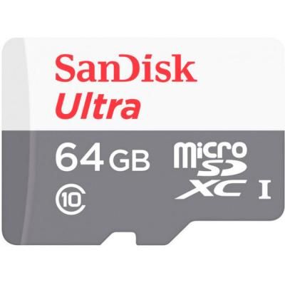   SANDISK 64GB microSD class 10 Ultra Light (SDSQUNR-064G-GN3MN) -  1