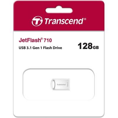 USB ���� ���������� Transcend 128GB JetFlash 710 Silver USB 3.0 (TS128GJF710S) - �������� 4