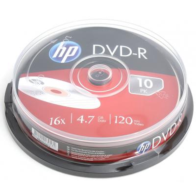  DVD HP DVD-R 4.7GB 16X 10 (69315/DME00026-3) -  1