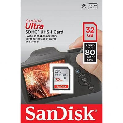 ����� ���'�� SANDISK 32GB SDHC class 10 Ultra (SDSDUN4-032G-GN6IN) - �������� 4