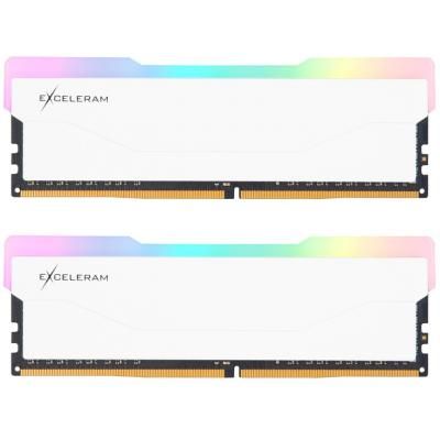     DDR4 16GB (2x8GB) 3600 MHz RGB X2 Series White eXceleram (ERX2W416369AD) -  1