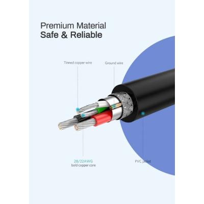 ���� ������ USB 2.0 AM to Micro 5P 1.0m US289 Black Ugreen (60136) - �������� 4