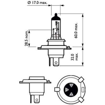��������� Philips ���������� 60/55W (12342 VP C2) - �������� 3