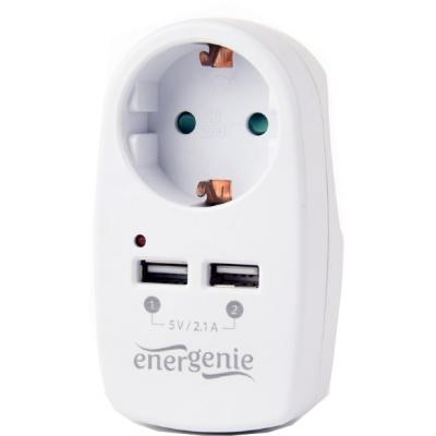 �������� ���������� EnerGenie 2 USB x 2.1A (EG-ACU2-02) - �������� 1