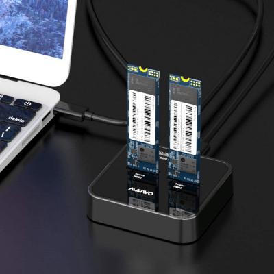 ���-������� ��� ������������� Maiwo 2*NVMe M.2 SSD Key M/B+M USB 3.1 Gen2 Type-C (K3016P) - �������� 6