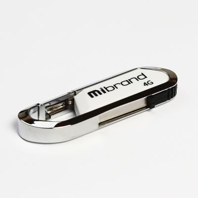 USB   Mibrand 4GB Aligator White USB 2.0 (MI2.0/AL4U7W) -  1