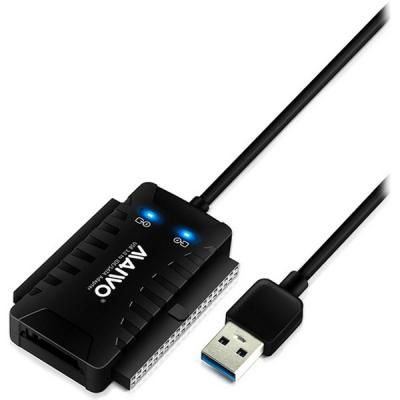 ������� Maiwo USB 3.0 to 2.5/3.5'' IDE/SATA HDD/SSD, 5.25'' CD-R, PA 2V/2A (K132U3IS) - �������� 1