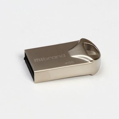 USB Flash Drive 4Gb Mibrand Hawk Silver (MI2.0/HA4M1S) -  1