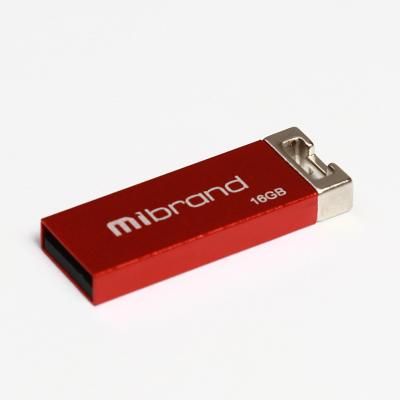 USB Flash Drive 16Gb Mibrand hameleon Red (MI2.0/CH16U6R) -  1