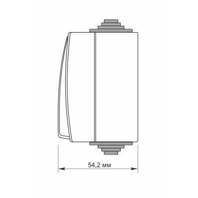 ������� Videx BINERA IP65 ��������� 2�� ���� (VF-BNW12-G) - �������� 5