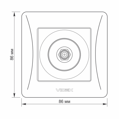 �� ������� Videx BINERA SAT ��������� ����������� ������� (VF-BNSK1SATE-SS) - �������� 5