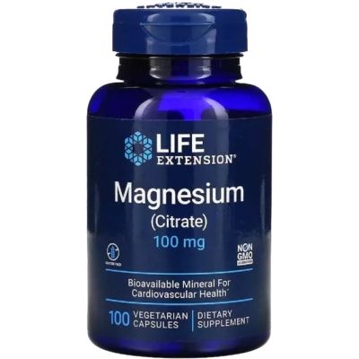 �������� Life Extension ������ ������, Magnesium (Citrate), 160 ��, 100 ������ (LEX-16821) - �������� 1